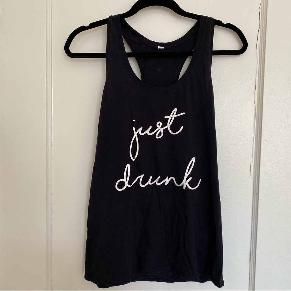 Screen printed Lululemon Love tank